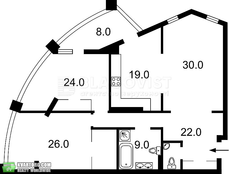 Sell 3-room apartment. Киев,  Леси Украинки бул — photo 1