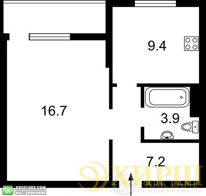 Sell 1-room apartment. Киев,  Ломоносова — photo 2