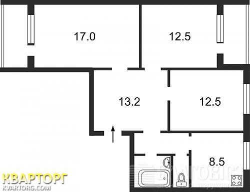 Sell 3-room apartment. Киев,  Глушкова пр — photo 2