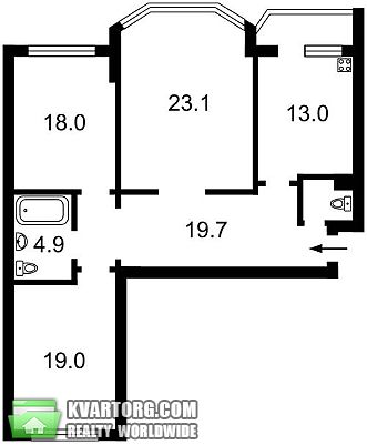 Sell 3-room apartment. Киев,  Градинская — photo 9