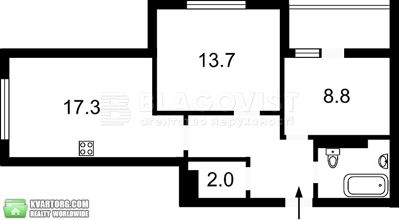 Rent out 2-room apartment. Киев,  Тираспольская — photo 2
