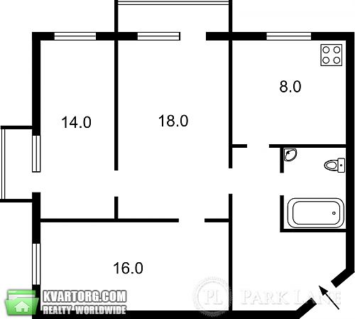 Sell 3-room apartment. Киев, Шамрыло — photo 4