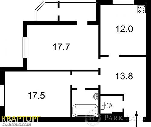 Sell 2-room apartment. Киев, Урловская, — photo 2