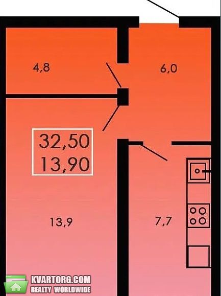 Sell 1-room apartment. Николаев, Лузановка — photo 7