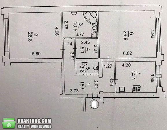 Sell 2-room apartment. Киев,  Воздвиженская — photo 5