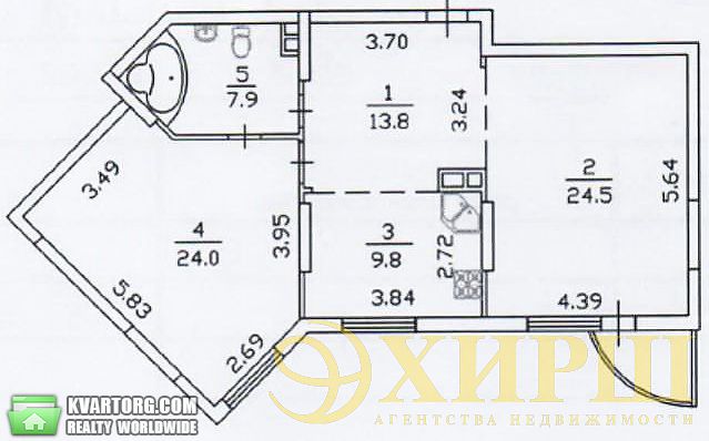 Sell 2-room apartment. Киев,  Вильямса — photo 1