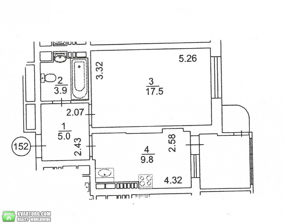 Sell 1-room apartment. Киев, Кондратюка — photo 6