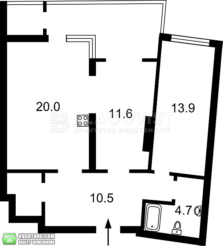 Sell 2-room apartment. Киев, ул. Глубочицкая — photo 10