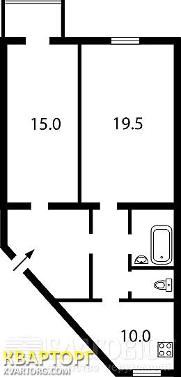 Sell 3-room apartment. Киев,  Бехтеревский пер — photo 2