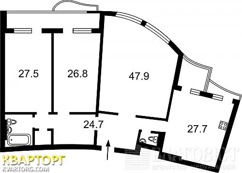 Sell 3-room apartment. Киев,  Мельникова — photo 2
