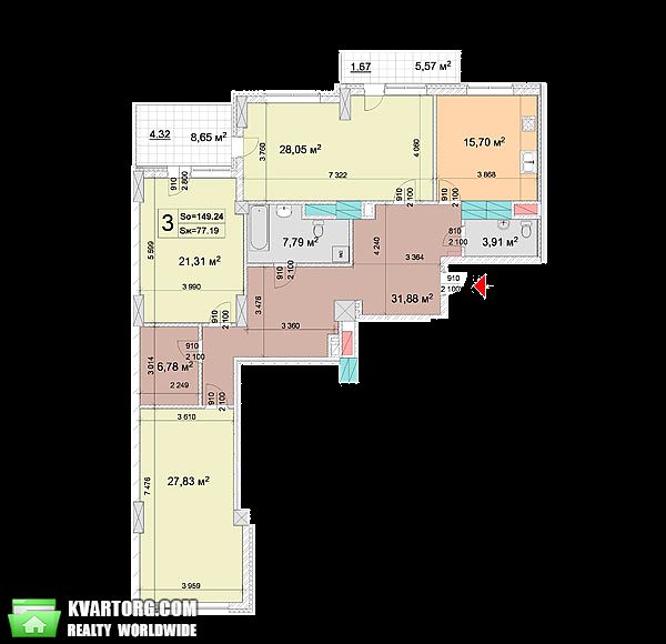 Sell 3-room apartment. Киев,  Драгомирова — photo 1