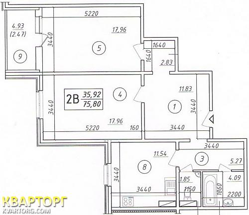 Sell 2-room apartment. Киев, Милославская — photo 4