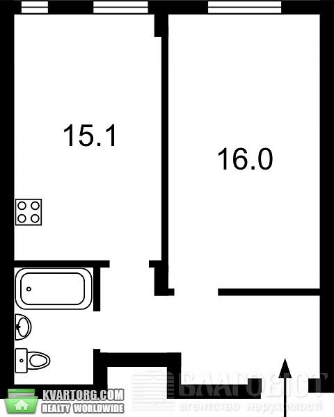 Sell 1-room apartment. Киев, Регенераторная — photo 2