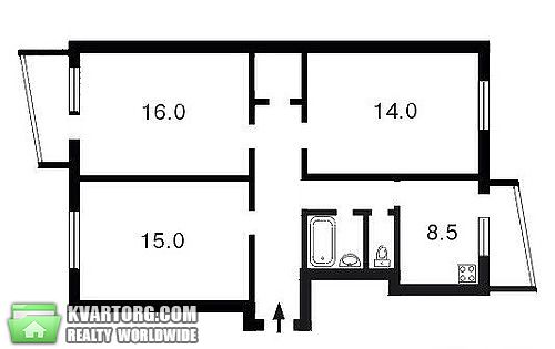 Sell 3-room apartment. Киев,  Радужная — photo 6