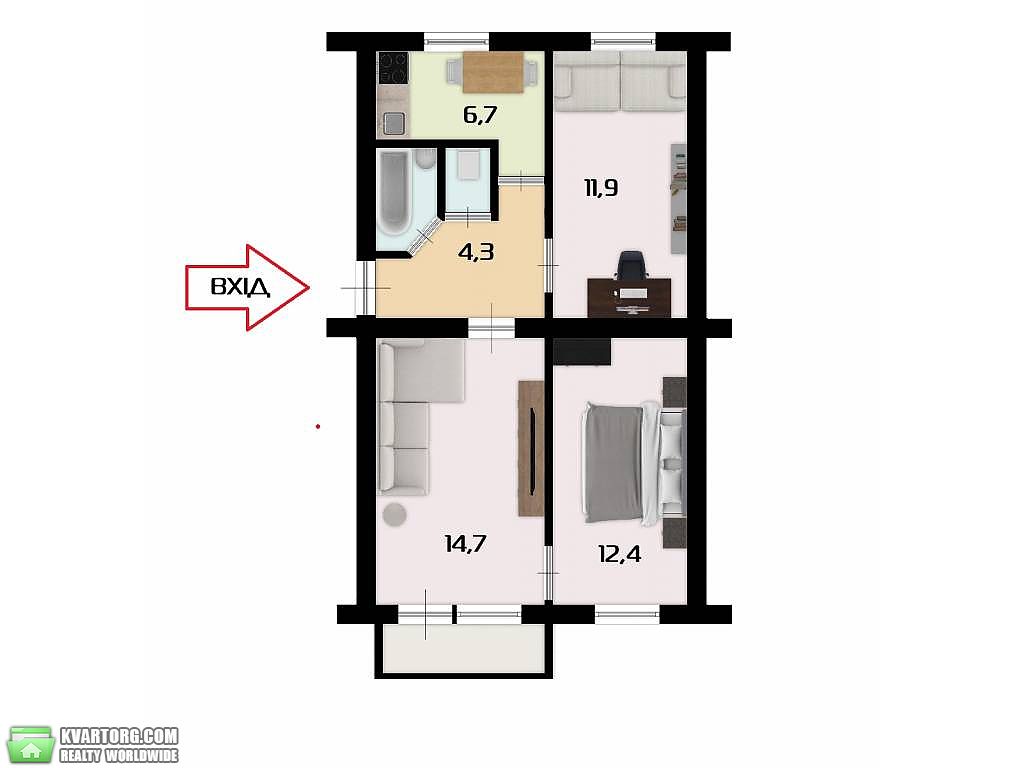Sell 3-room apartment. Запорожье, Счастливая — photo 2