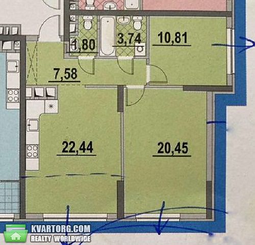Sell 2-room apartment. Киев, Сверстюка — photo 4