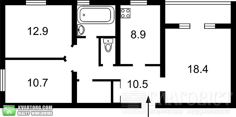 Sell 3-room apartment. Киев, Днепровская наб — photo 2