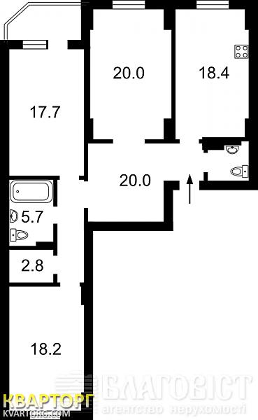 Sell 3-room apartment. Киев,  Полтавская — photo 2