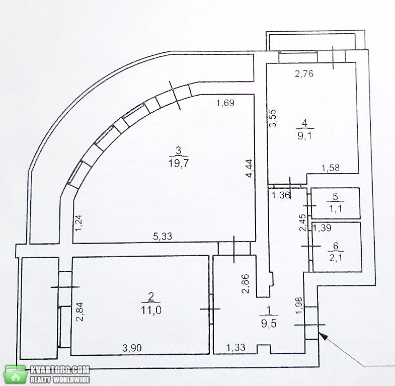Sell 2-room apartment. Одесса, Сахарова — photo 2