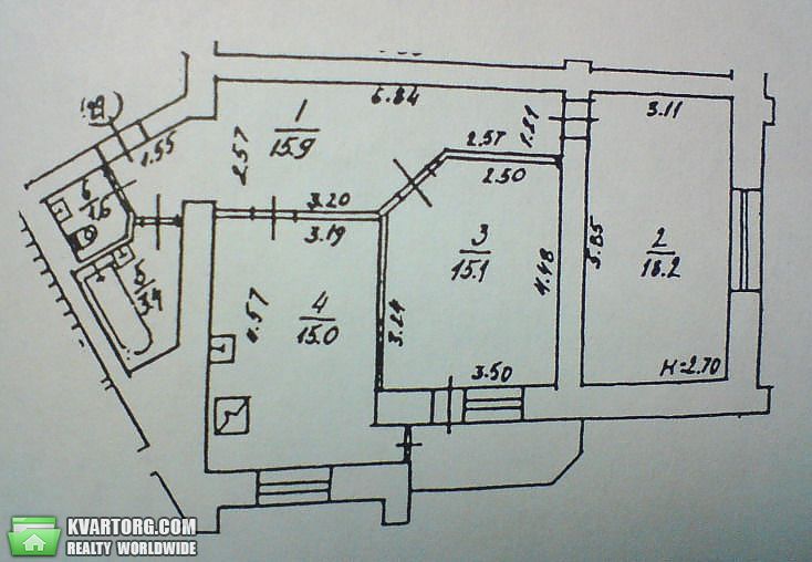 Sell 2-room apartment. Киев,  Вишняковская — photo 2