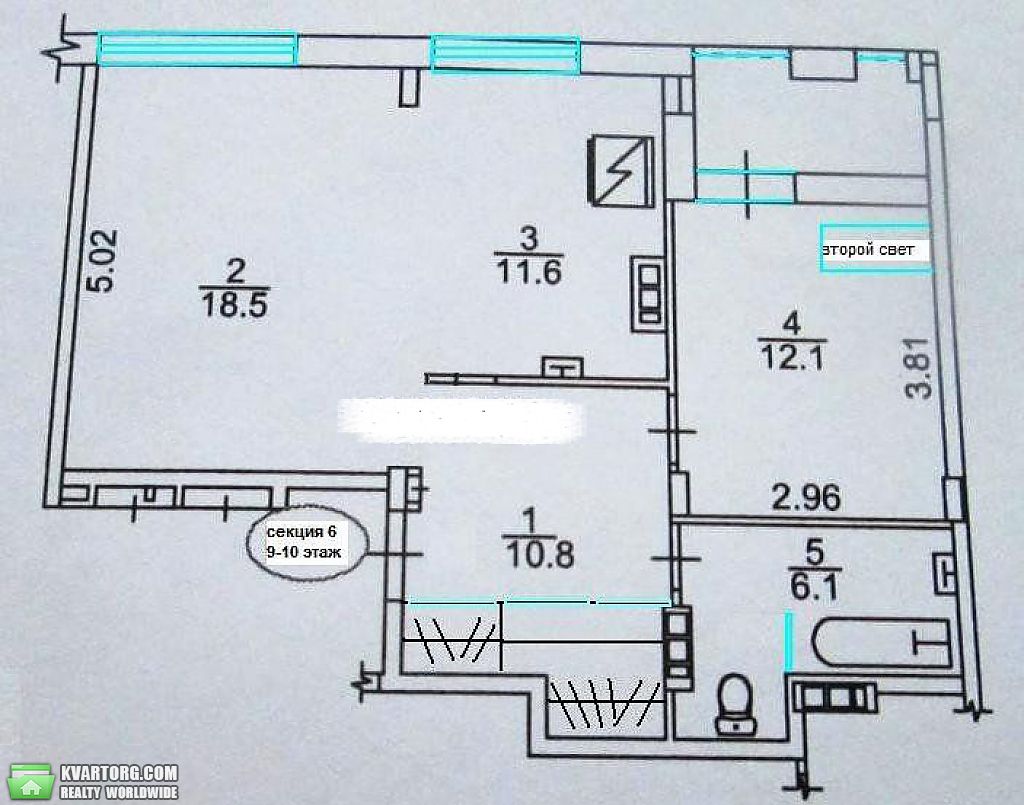 Sell 3-room apartment. Киев, Регенераторная — photo 8