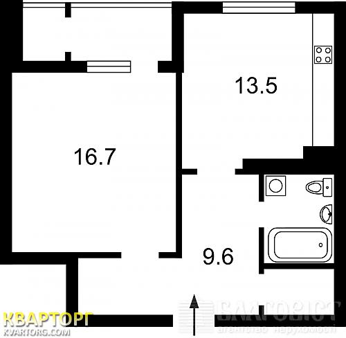 Sell 1-room apartment. Киев, Ахматовой — photo 2