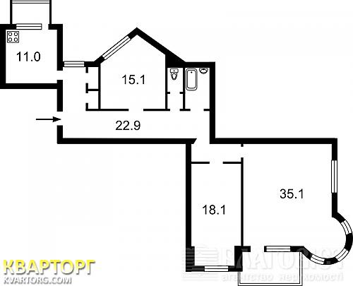 продам 3-комнатную квартиру. Киев,  Артема - фото 2