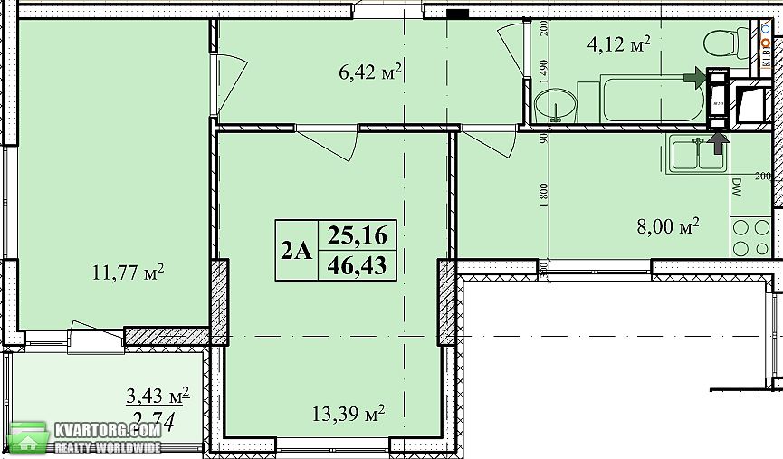 Sell 2-room apartment. Киев,  Галана — photo 5