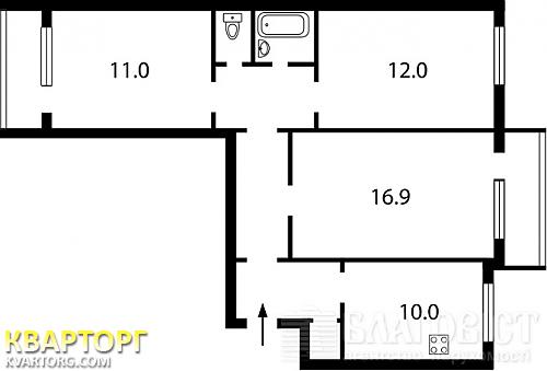 Sell 3-room apartment. Киев, Харьковское шоссе — photo 1