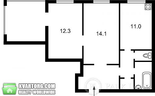 Sell 2-room apartment. Киев, Владимирская — photo 3