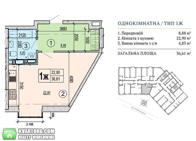 Sell 1-room apartment. Киев,  Глубочицкая — photo 2