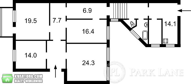 Sell 4-room apartment. Киев,  Эспланадная — photo 2