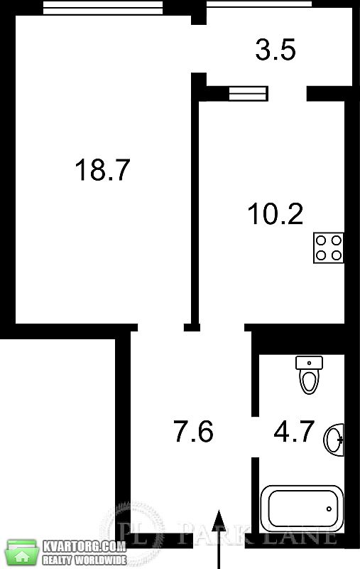 Sell 1-room apartment. Киев,  Бакинская — photo 10