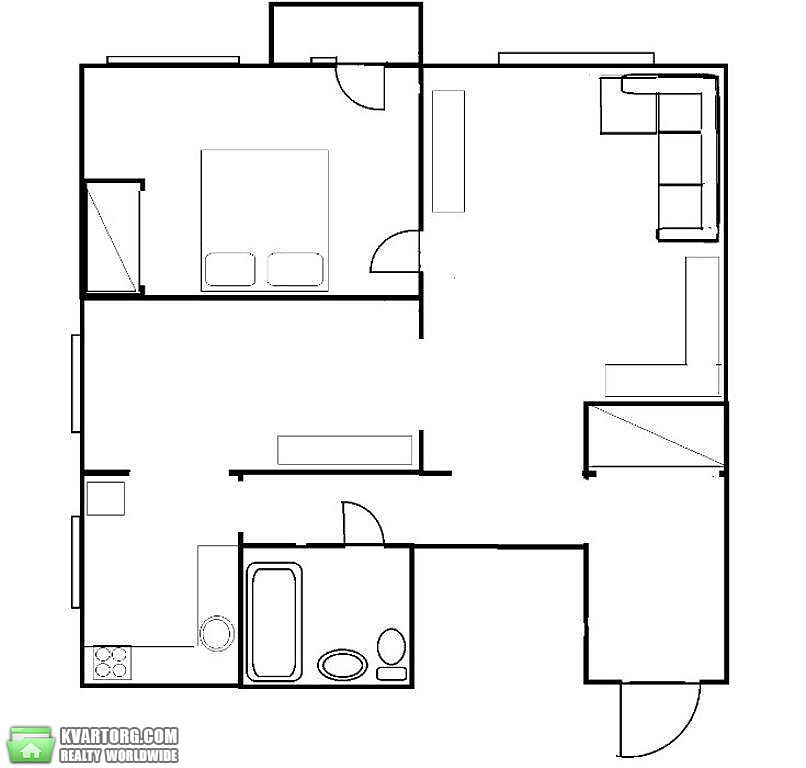Rent out 2-room apartment. Киев,  Мазепы — photo 1