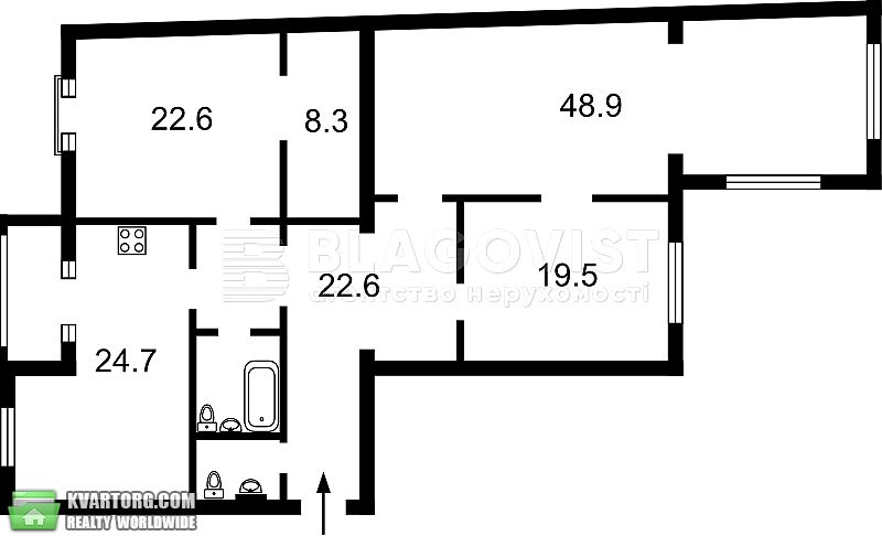 Sell 3-room apartment. Киев,  Мирного Панаса — photo 2