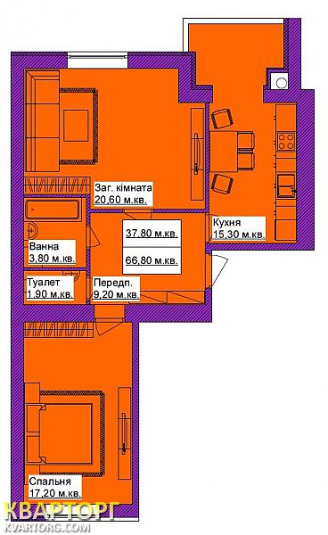 продам 1-комнатную квартиру. Киев,  Большая Окружная - фото 10