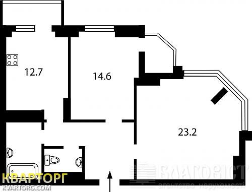 Sell 2-room apartment. Киев,  Автозаводская — photo 10