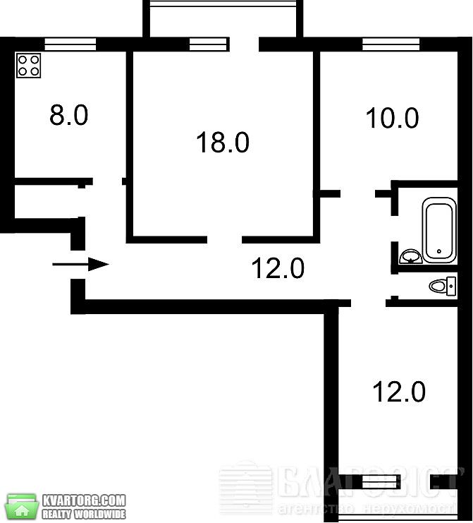 Sell 3-room apartment. Киев,  Драгомирова — photo 2