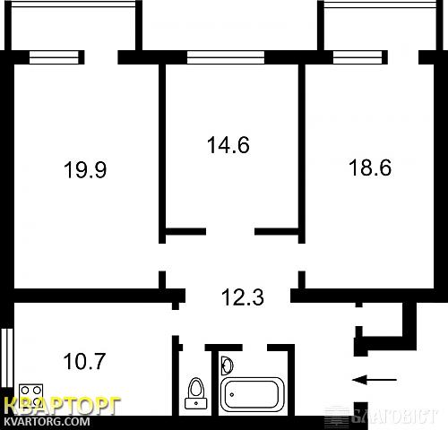 Sell 3-room apartment. Киев,  Предславинская — photo 2