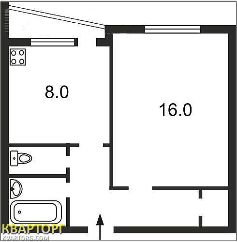 Sell 1-room apartment. Киев,  Радужная — photo 3