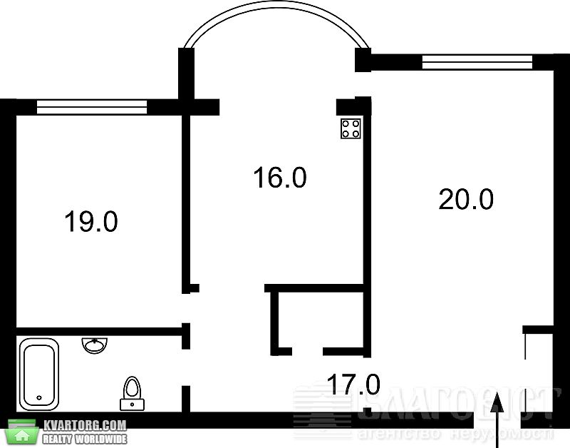 Sell 2-room apartment. Киев,  Героев Сталинграда пр — photo 7