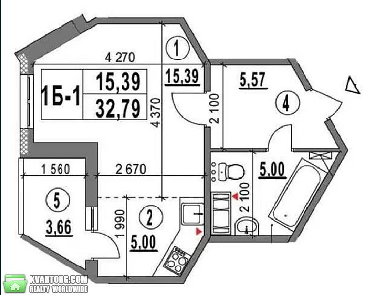 Sell 1-room apartment. Киев, Конева — photo 10