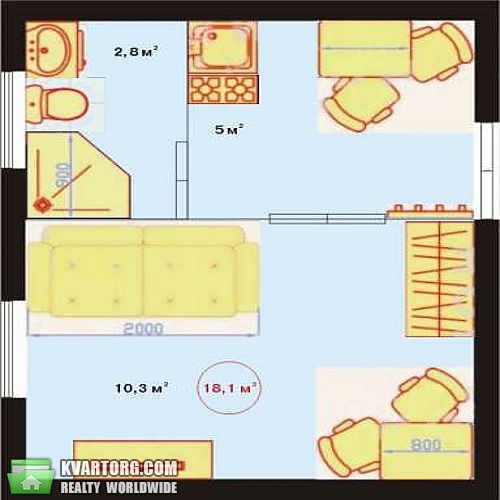 Sell 1-room apartment. Днепропетровск, Горького ул — photo 1