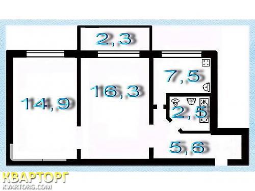 Sell 2-room apartment. Киев,  Щербакова — photo 1