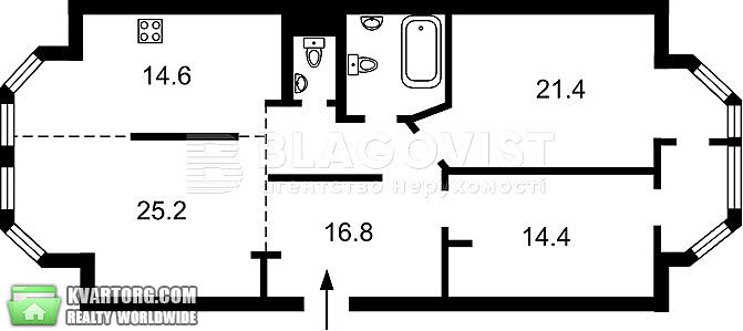 Sell 3-room apartment. Киев,  Мельникова — photo 2