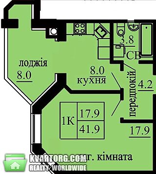 Sell 1-room apartment. Киев,  Большая Окружная — photo 6