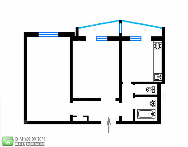 Sell 2-room apartment. Киев,  Жмаченко — photo 3