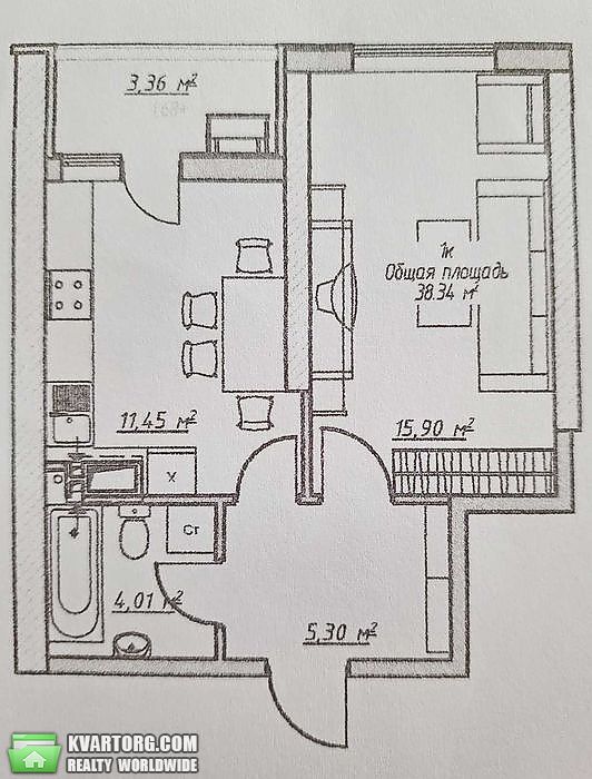 Sell 1-room apartment. Одесса, Генуэзская — photo 7
