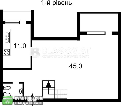 сдам 4-комнатную квартиру. Киев,   Драгомирова - фото 2