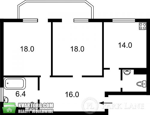 Sell 2-room apartment. Киев, Ахматовой — photo 2